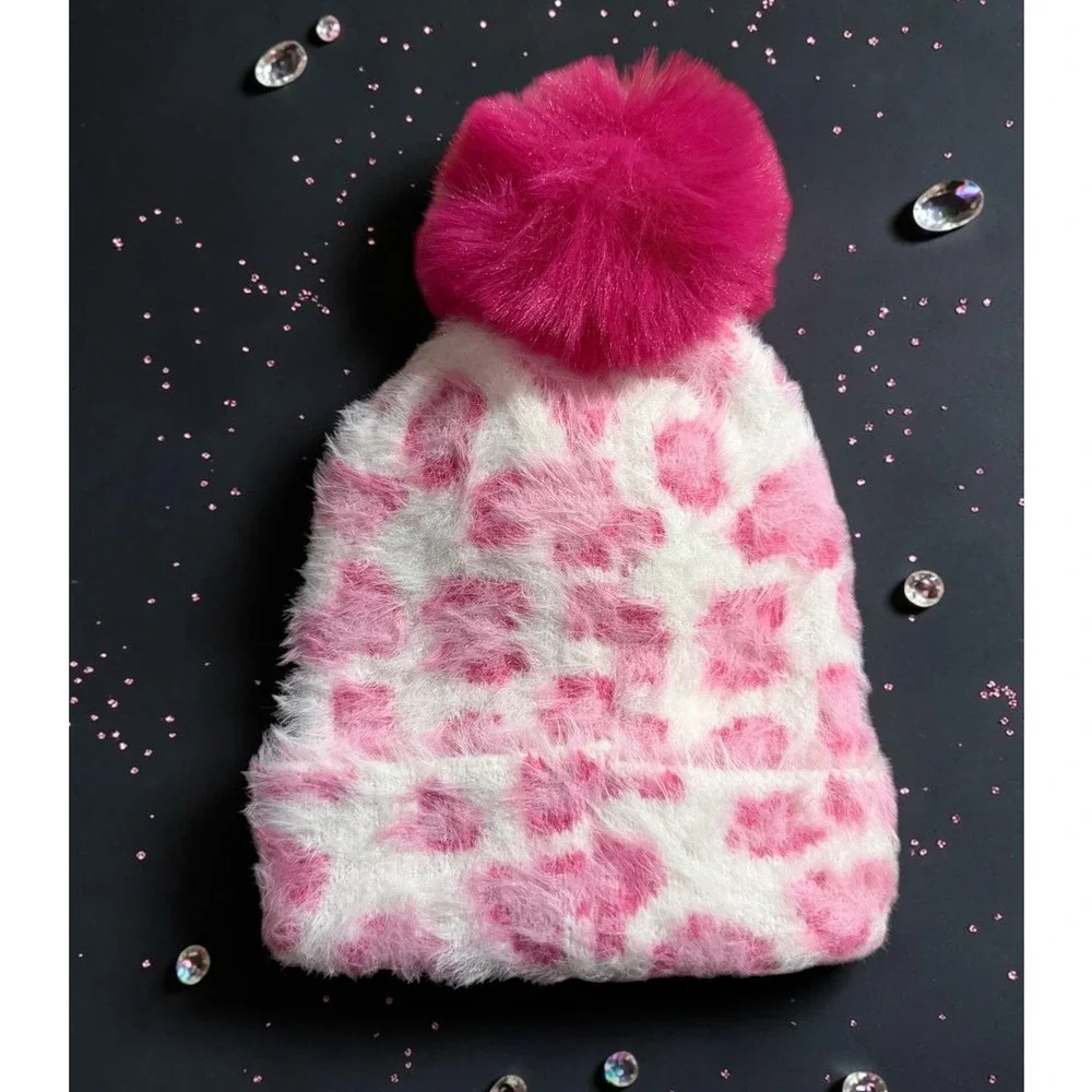 Madden Girl - Pink Leopard Beanie and Tech Glove Set - Size M\L - *NWT*